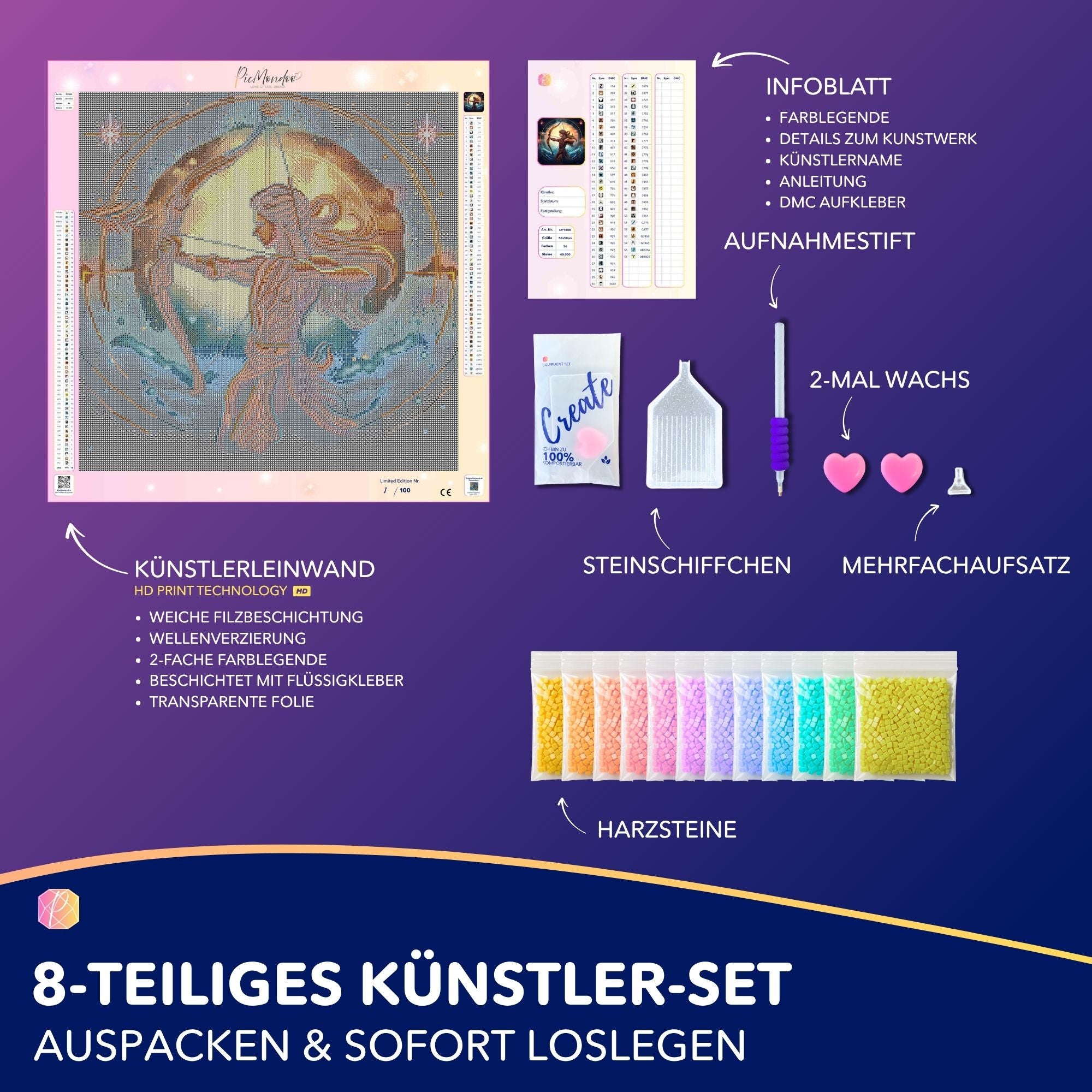 Diamond Painting - Sternzeichen Schütze "Limited Edition"