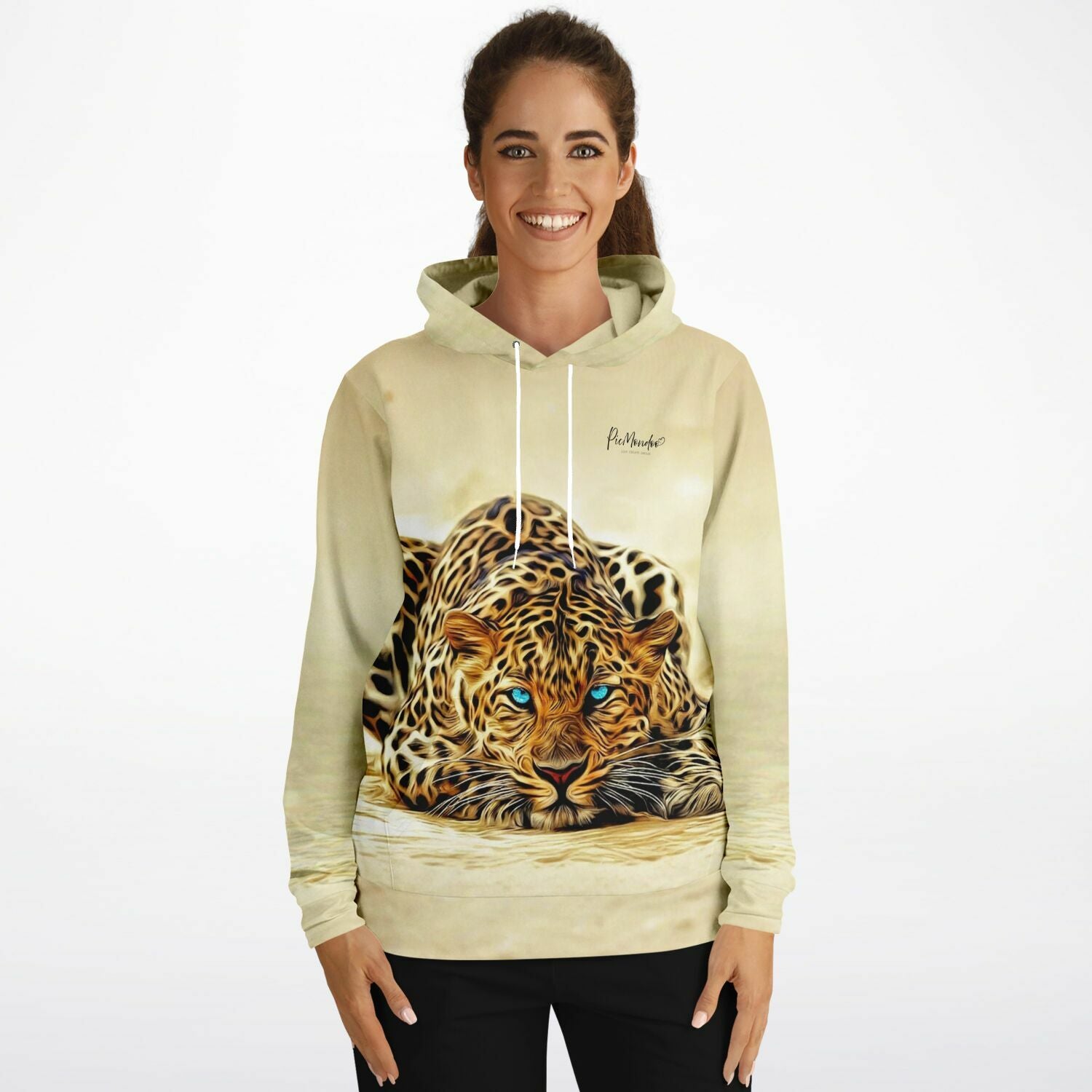 Dreamer Hoodie - Leopard Blue Eyes MINI