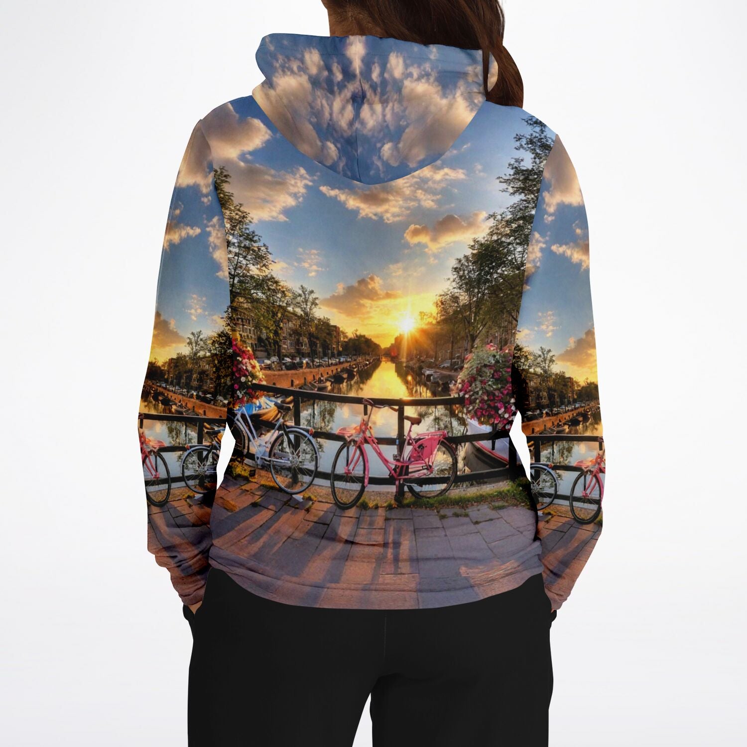 Dreamer Hoodie -  Sonnenuntergang in Amsterdam