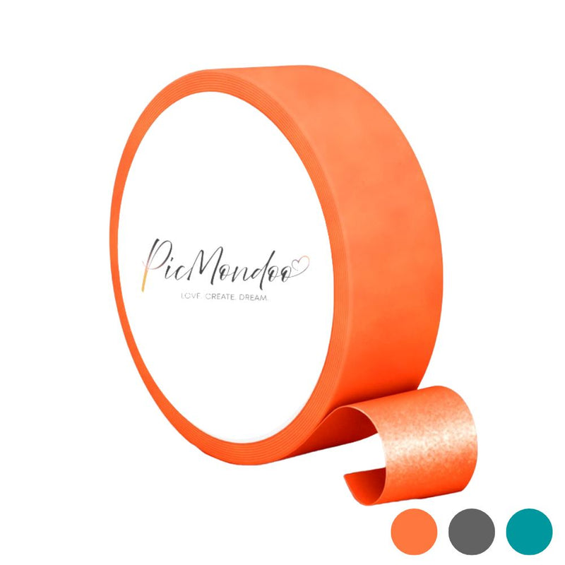 Orangefarbenes Diamond Painting Klebeband für gerade Steinreihen als praktisches Zubehör für DIY Bastelsets